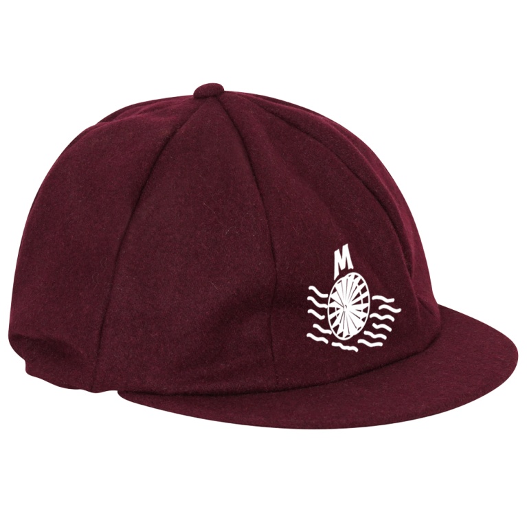 Baggy Cricket Cap - Maroon